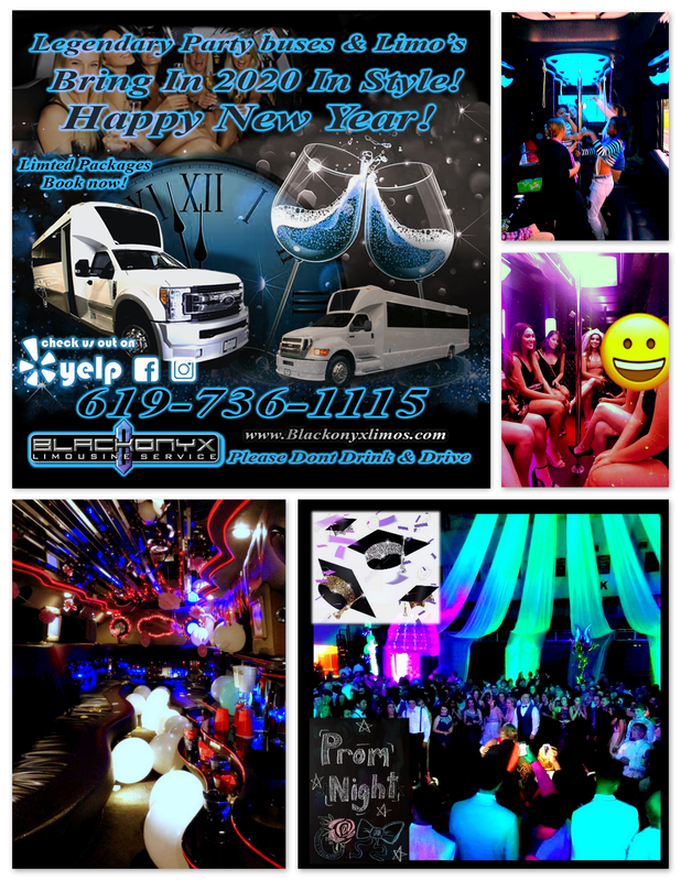 New Years Eve Limo Party Bus